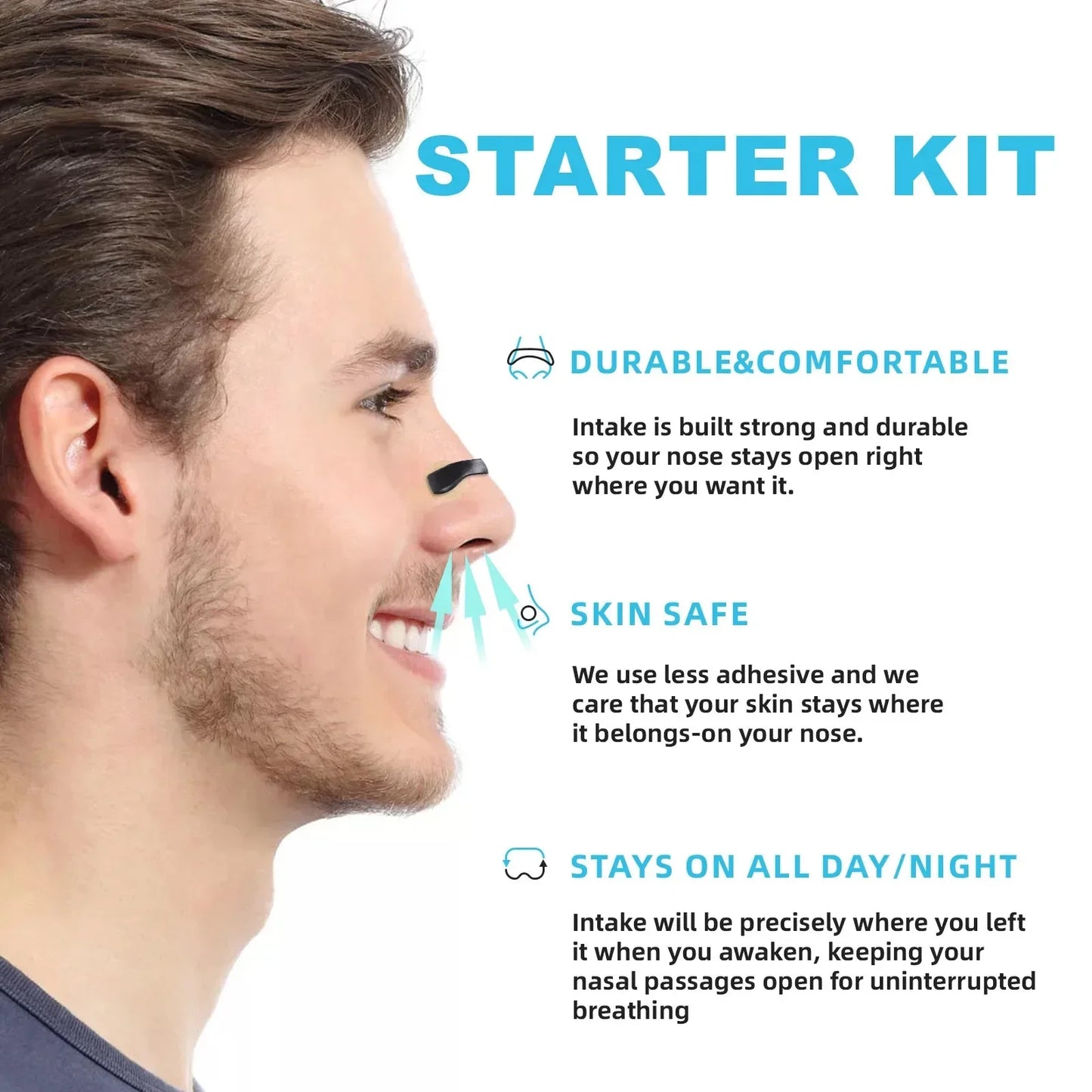 Magnetic Nose Strips: 1 set - 15 pairs